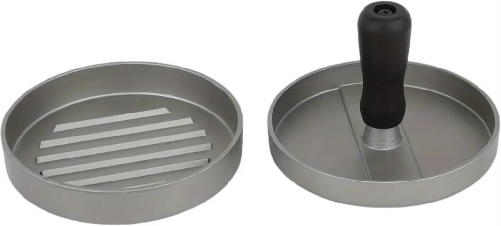 1PC Burger Press Non-Stick Hamburger Press Patty Maker Mold | Meat Beef Cheese Veggie Burger Maker for Grill Griddle BBQ Barbecue